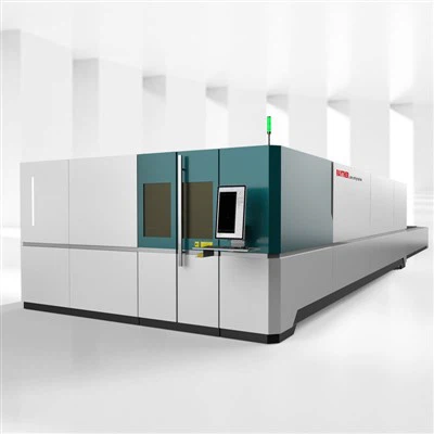 Máquina de corte a laser de plataforma de troca